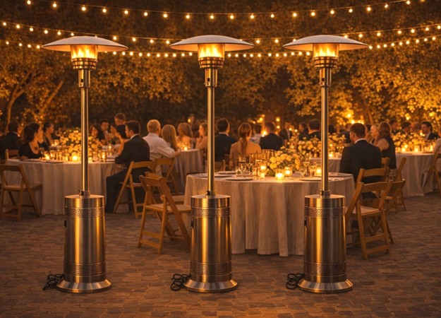 Mushroom Heater Hire - Patio Heater Hire - Gas Heater Hire